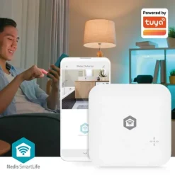 Nedis SmartLife Water Detector | Wi-Fi | Batteridriven | Förlängning ingår | Max. batteritid: 24 Månader | 80 dB | Vit