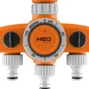 Neo Tools 3-ventilsfördelare, 2 utgångar med förregling, en med timer