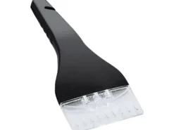 Neutralle Glasskrapa med LED svart, plast, med LED-belysning, EOL