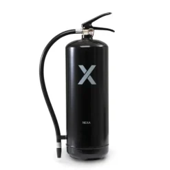 Nexa brandsläckare, 6 Kg ABC-pulver med väggfäste (Svart)