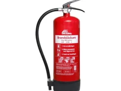 Nexa brandslukker, RÖD 6kg ABC-pulver, väggfäste