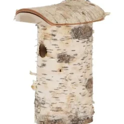 Nichoir - Esschert Design - Blåmes - Björk - Ingångsdia 28 mm - Certifierad FSC