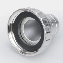 Nickelpläterad Mässingskran - 3/4 Tums, S60x6