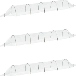 Nättunnlar 3 st 1,5x5 m glasfiber och PP