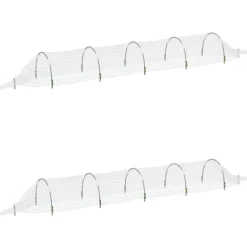 Nättunnlar i glasfiber och PP - 2-pack för växtskydd | Storlek: 1,5x5 m