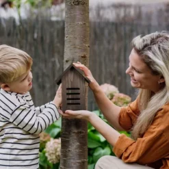 Nyckelpigshus, 25x18,5x12 cm, Brun