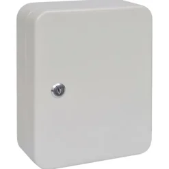 Nyckelskåp Kräm Stål Medium Låsskydd Nyckelskåp Rektangulär