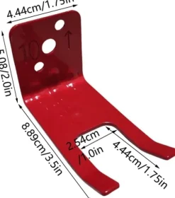 OBOSOE 4 st Brandsläckarfästen i Metall – Väggmonteringsbart Ställ för Torrkemisk & Vattenbrandsläckare • Hållbart & Universellt