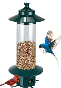 OBOSOE Fågelmatare för Utomhus – Ekorrsäker med Gravitetssensor, Hängande och Stor Kapacitet