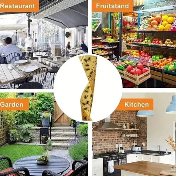 OBOSOE Flugfälla flugfångare flugpapper rulle 20-pack