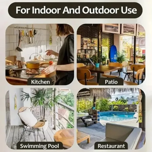 OBOSOE Flugfälla flugfångare flugpapper rulle 20-pack