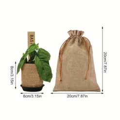 OBOSOE Grönsaksodlingsset - Mångsidiga Trädgårdspåsar i Komplett Kit för Trädgårdsplantering