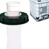 OBOSOE IBC-tanklock med nylonfilter 165mm | Vattentankslock med tvättbart filter | För regnvattentankar & vattenlagring
