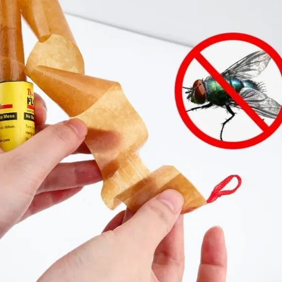 OBOSOE 20-pack Flugfälla flugfångare flugpapper rulle