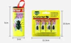 OBOSOE 16-pack Flugfälla flugfångare flugpapper rulle