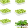 OBOSOE 5-pack Fröstartare Silikon, Plantbrätten med Pop-Out Celler 60 st, Inomhus Odling