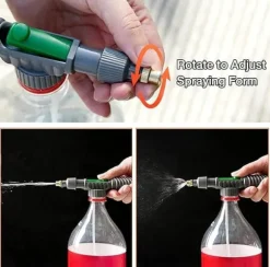 OBOSOE 2-Pack Handhållen Tryckspruta för Trädgård – Manuell Pumpspruta med Justerbart Munstycke för Hem, Gräsmatta och Utomhusbevattning