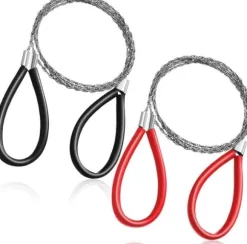 OBOSOE 2-pack Trådsåg för grenar – Portabel Överlevnadsverktyg för Camping och Nödsituationer