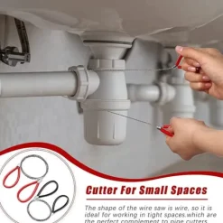 OBOSOE 2-pack Trådsåg för grenar – Portabel Överlevnadsverktyg för Camping och Nödsituationer