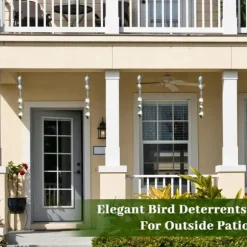 OBOSOE 4-Pack Vindspel för Fåglar – 3D Reflex, Håller Fåglar Borta från Trädgård, Altan & Fönster