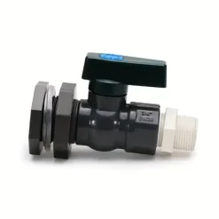 OBOSOE Slangkoppling för Regntunna – PVC Bulkhead Fitting & Vattenkran Adapter, Delningsadapter för Regnvattenbehållare