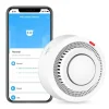 OBOSOE Smart WiFi-brandvarnare – Trådlös rökdetektor med appnotis (batteri ingår ej)