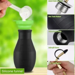 OBOSOE Spridare för Diatomitjord – Pulver Spruta / Duster Sprayer för Trädgård & Hem, Perfekt för Organisk Odling