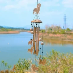 OBOSOE Tax Vindspel för Utomhusbruk – Metall Wind Chimes, Trädgårdsdekoration & Gåva för Hundälskare