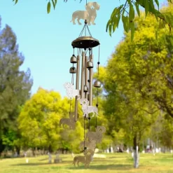 OBOSOE Tax Vindspel för Utomhusbruk – Metall Wind Chimes, Trädgårdsdekoration & Gåva för Hundälskare