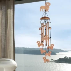 OBOSOE Tax Vindspel för Utomhusbruk – Metall Wind Chimes, Trädgårdsdekoration & Gåva för Hundälskare