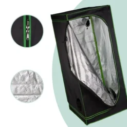 Odlings tält, 200x240x120 cm, Svart