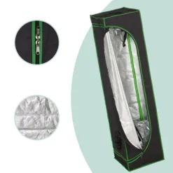 Odlings tält, 120x40x40 cm, Svart