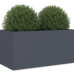 Odlingslåda antracit 62x30x29 cm stål