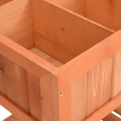 Odlingslåda för örter i massivt granträ - Trädgårdsbänk | Storlek: 80x60x80 cm