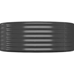 Odlingslåda galvaniserat stål 175x100x36 cm antracit