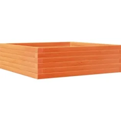 Odlingslåda i massiv furu - Träodlare | Färg: Vaxbrun | Storlek: 80x80x23 cm