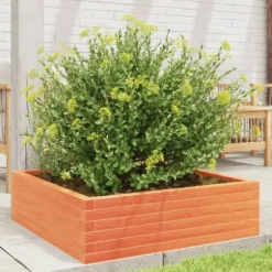 Odlingslåda i massiv furu - Träodlare | Färg: Vaxbrun | Storlek: 80x80x23 cm