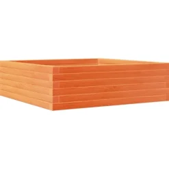 Odlingslåda i massiv furu - Träodlare | Färg: Vaxbrun | Storlek: 80x80x23 cm