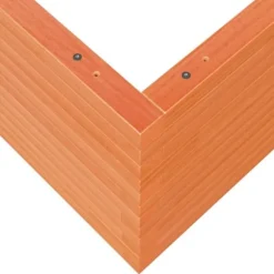 Odlingslåda i massiv furu - Trädgårdsbänk | Färg: Vaxbrun | Storlek: 90x90x46 cm