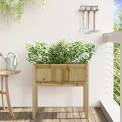 Odlingslåda med ben 70x31x70 cm impregnerat furu