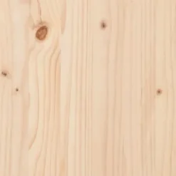 Odlingslåda med hylla i massiv furu - Ergonomisk och praktisk | Storlek: 54x54x81 cm | Färg: Natur