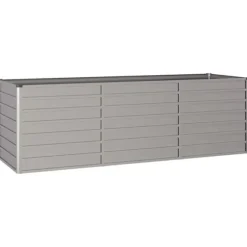 Odlingslåda rostig 240x80x77 cm rosttrögt stål