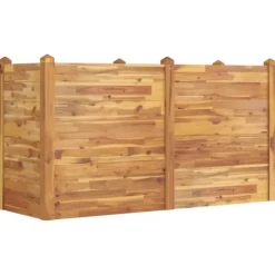 Odlingslåda upphöjd 160x60x84 cm massivt akaciaträ