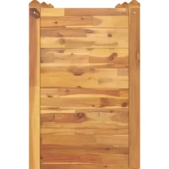 Odlingslåda upphöjd 160x60x84 cm massivt akaciaträ