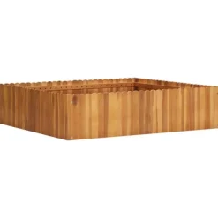 Odlingslåda upphöjd 100x100x25 cm massivt akaciaträ
