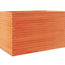 Odlingslåda vaxbrun 110x60x68,5 cm massiv furu