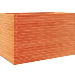 Odlingslåda vaxbrun 110x60x68,5 cm massiv furu