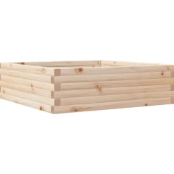 Odlingslåda 80x80x23 cm massiv furu