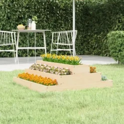 Odlingslåda 80x80x27 cm massiv furu