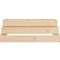 Odlingslåda 80x80x27 cm massiv furu